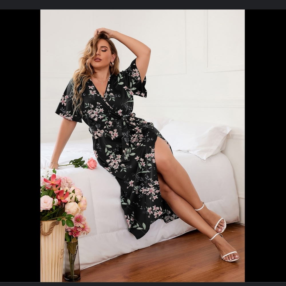 😍American Rag High Low Floral Dress